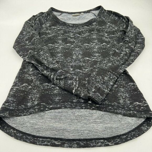 Athleta Women’s Small Sweatshirt Mottled Gray Lounge Casual Pullover - Picture 1 of 5